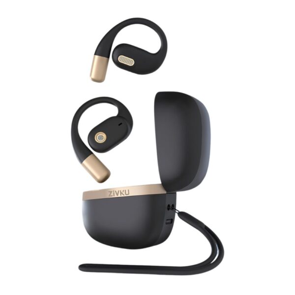 Zivku KL-05 Open-Ear Smart Bluetooth Earbuds with 5.4 Bluetooth and immersive 360° sound