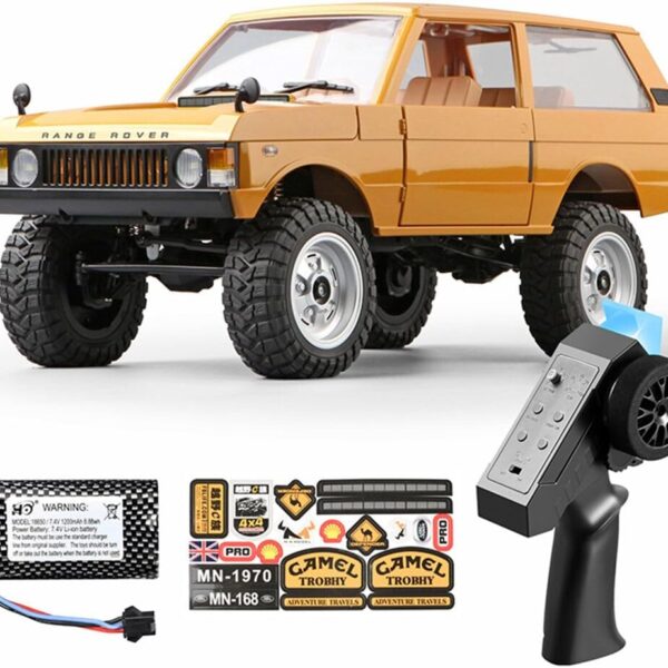 MNRC MN168 1/12 Land Rover 4WD RTR RC Climbing Truck with LED Lights India - Orange