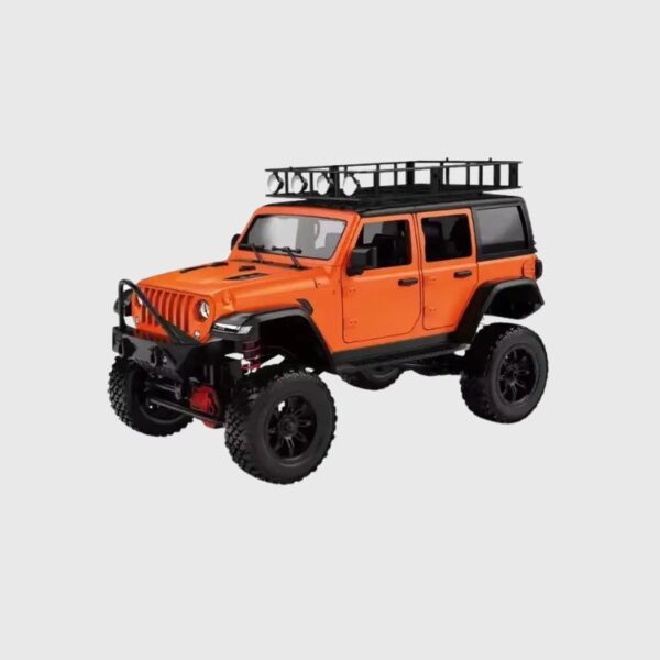 MNRC MN128 1/12 RC Crawler Jeep in India – 4WD Off-Road Rock Crawler Truck (Orange)