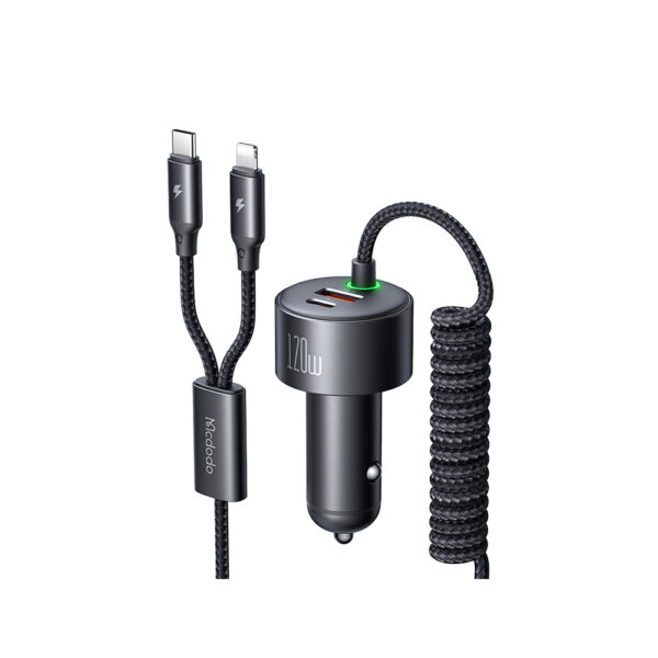 Mcdodo CC-037 120W 4-in-1 Retractable Car Charger