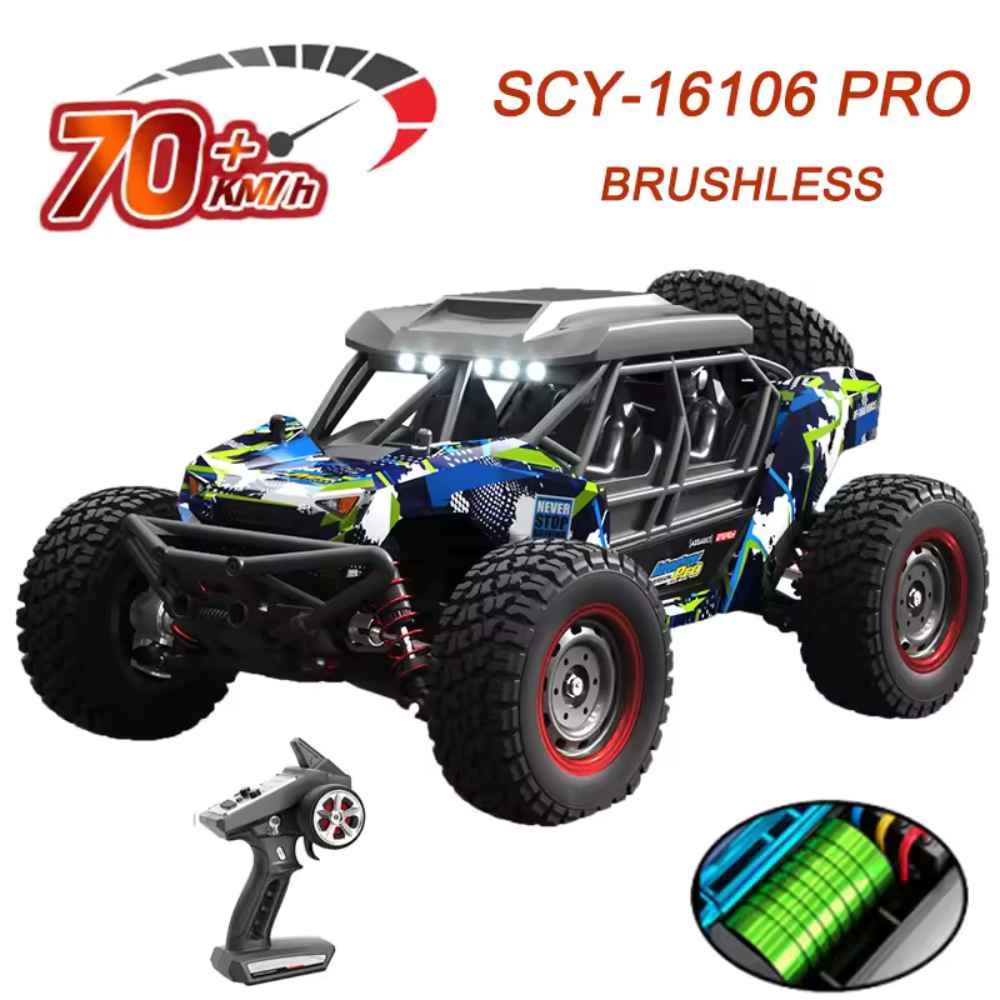 SUCHIYU SCY 16106 PRO 1/16 RC Car – High-Speed 4WD Off-Road Truck India (Black)