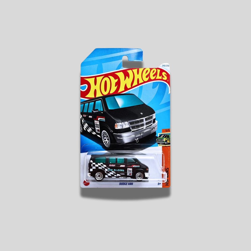 Hot Wheels 1:64 Scale – Dodge Van (Exclusive Collection)