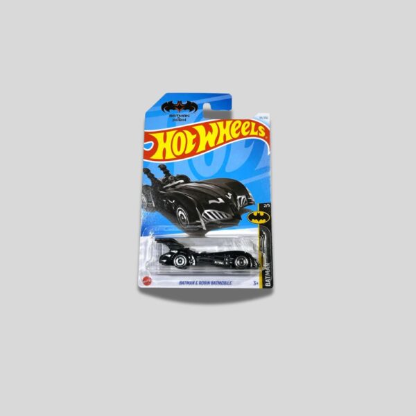 Hot Wheels 2024 Batman & Robin Batmobile (Black) – Batman Series 2/5 – 1:64 Scale Die-Cast