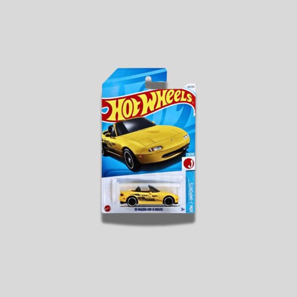 Hot Wheels '91 Mazda MX-5 Miata – HW J-Imports – 1:64 Scale Die-Cast
