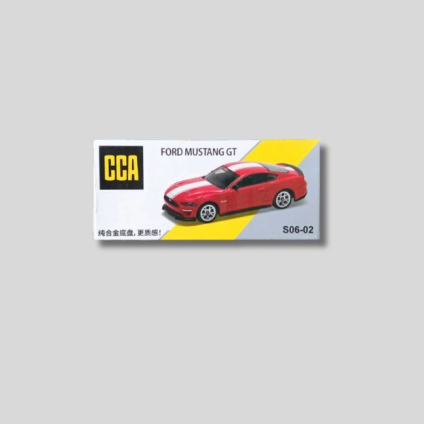 CCA Ford Mustang GT – Red/White | 1:64 Scale Die-Cast Muscle Car India