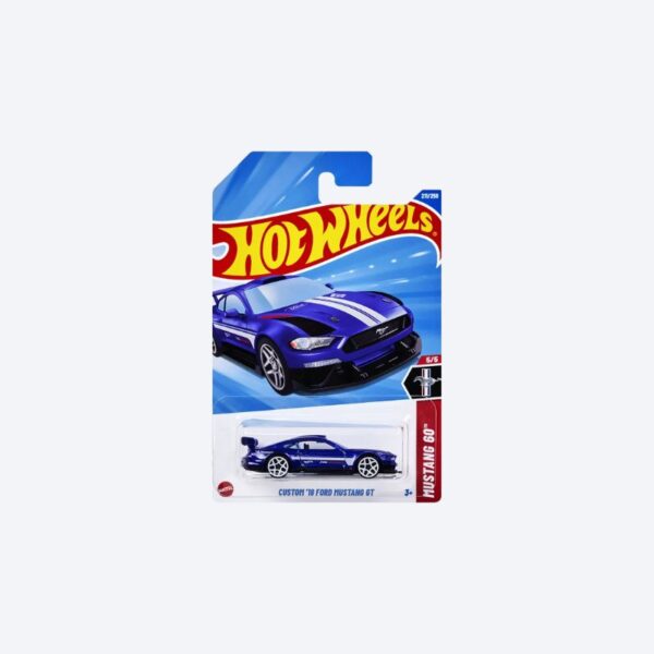 Hot Wheels 2025 – Custom '18 Ford Mustang GT | Mustang 60th Anniversary | 1:64 Die-Cast